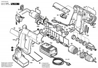 Bosch 0 603 926 662 PSB 9,6 VES-2 Cordless Impact Drill 9.6 V / GB Spare Parts PSB9,6VES-2